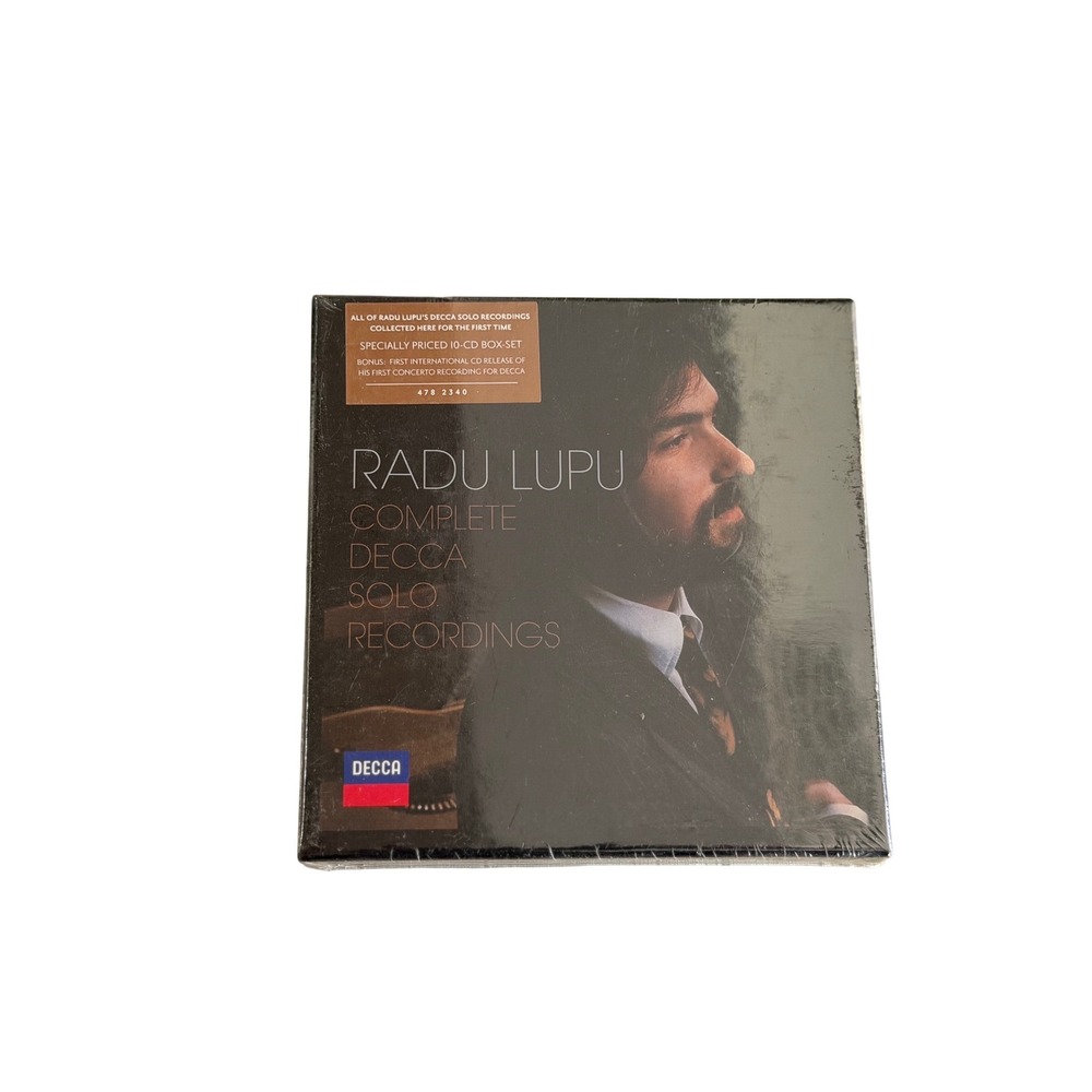 Decca Radu Lupu Complete Solo Recordings 10 CD Box Set  Sealed 478 2340